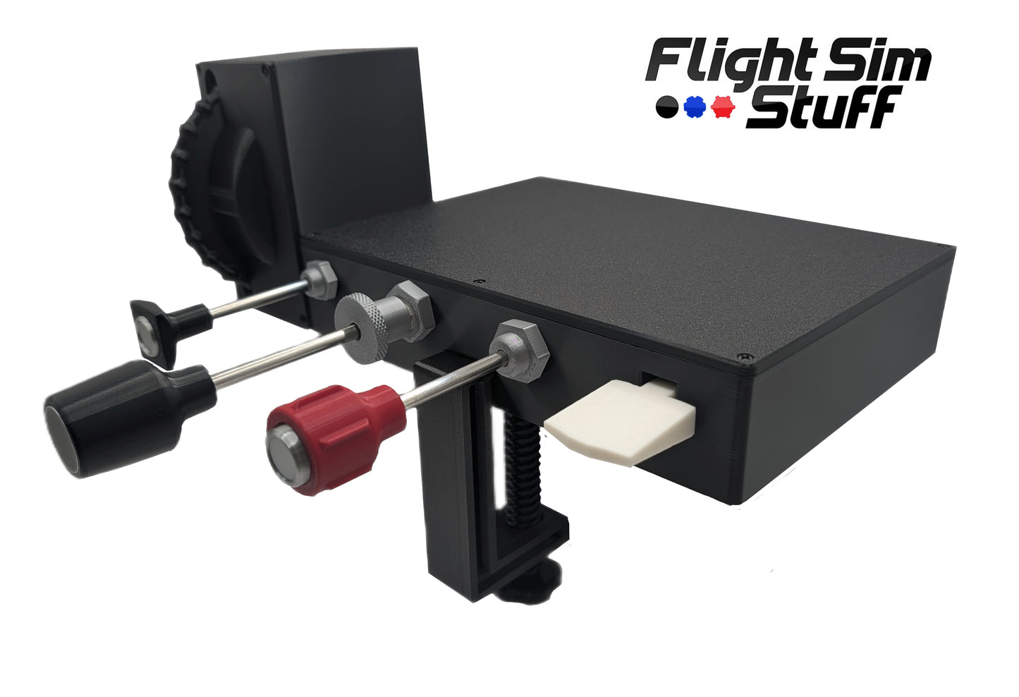 Flight Simulator Controller Carb Heat, Throttle, Vernier Mixture, Flaps and Trim - Flight Sim Stuff