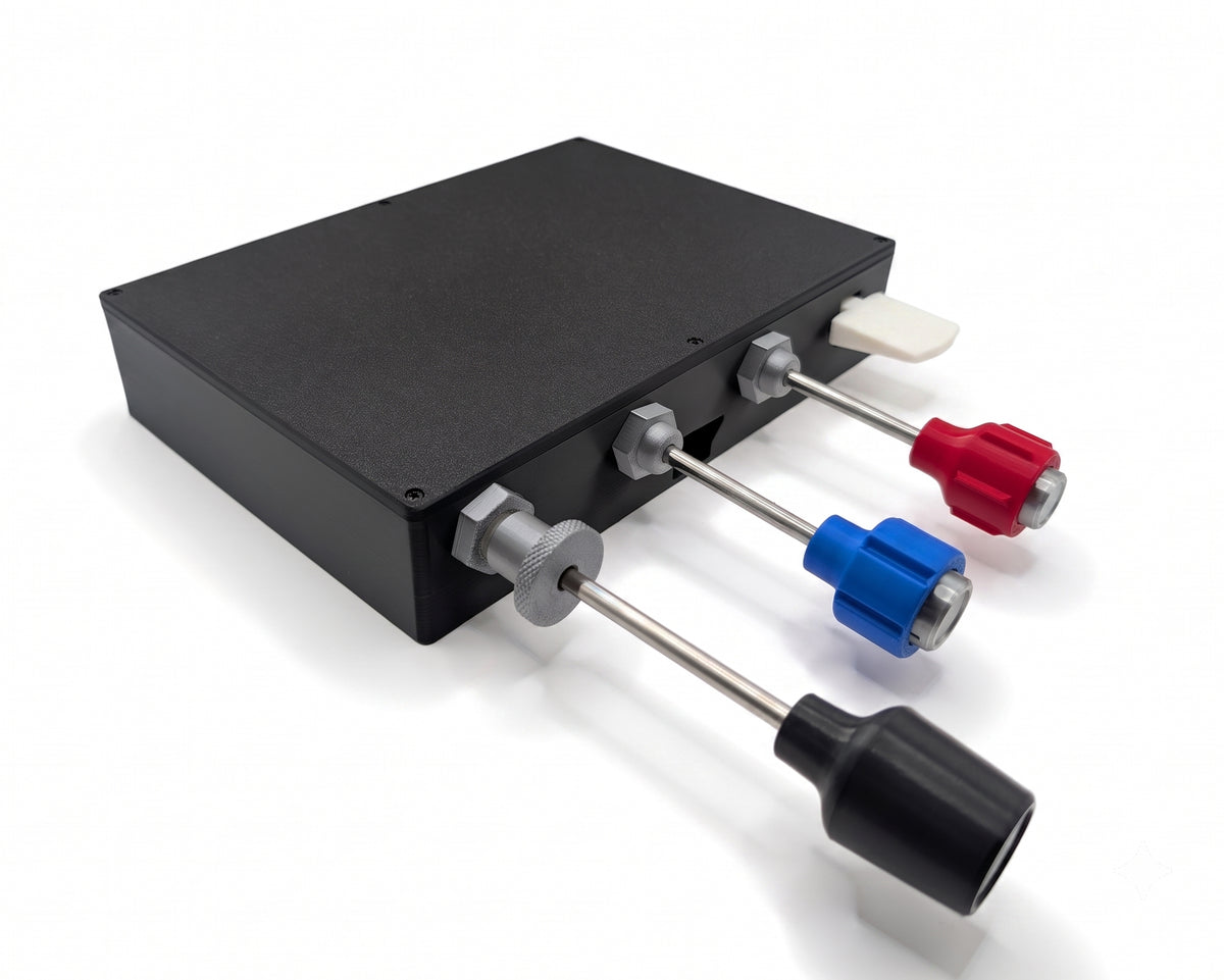 Flight Simulator Controller Vernier Throttle, Prop, Mixture and Flaps - Flight Sim Stuff