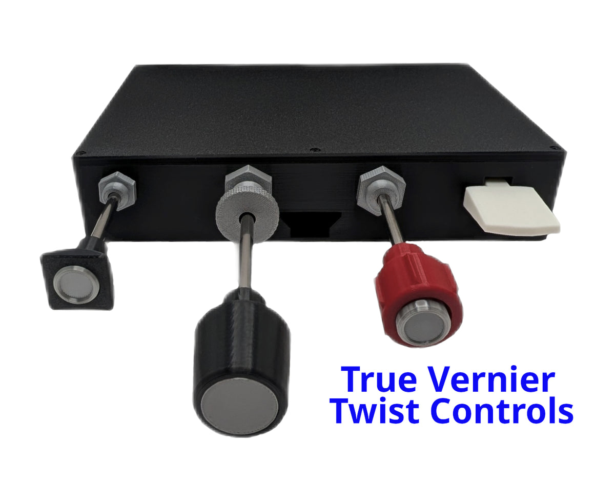 Flight Simulator Controller, Carb Heat, Throttle, Mixture And Flaps Controller - Flight Sim Stuff