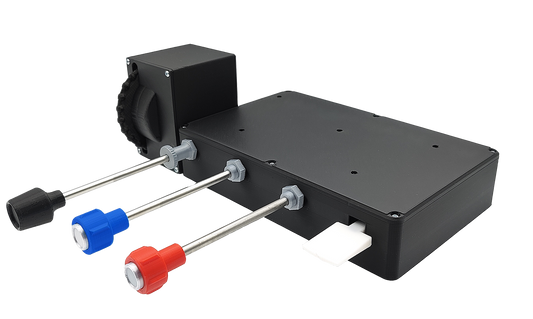 Flight Sim Stuff Flight Simulator Controller. Throttle, Prop, Mixture, Flaps and Trim Controls.