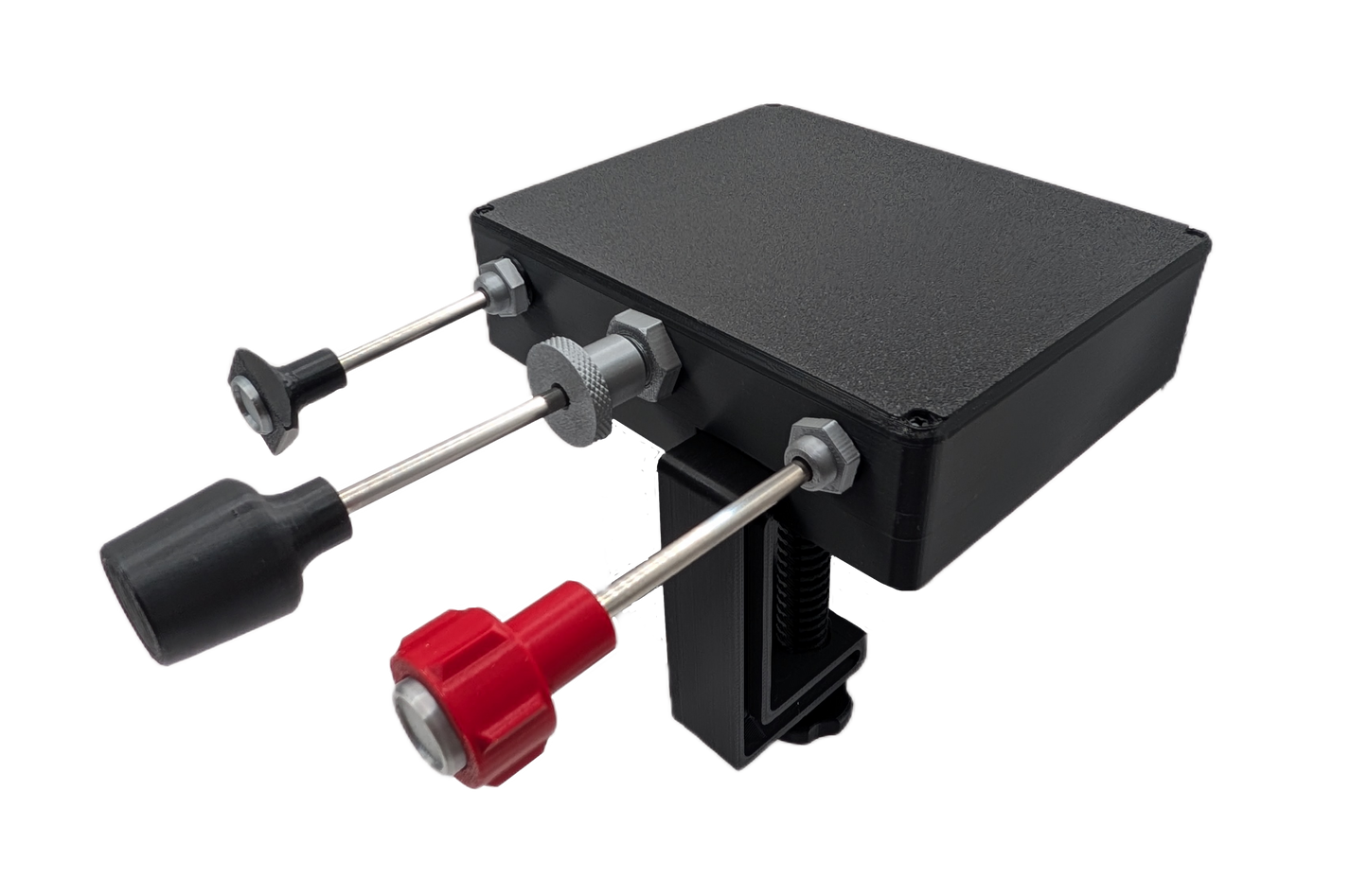 Carb Heat, Throttle, Mixture Controller for Flight Sims with Removable Desktop Mount