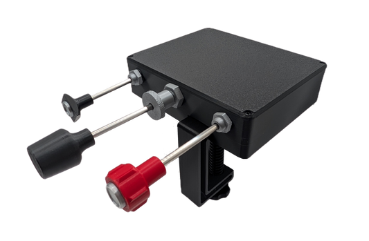 Carb Heat, Throttle, Mixture Controller for Flight Sims with Removable Desktop Mount