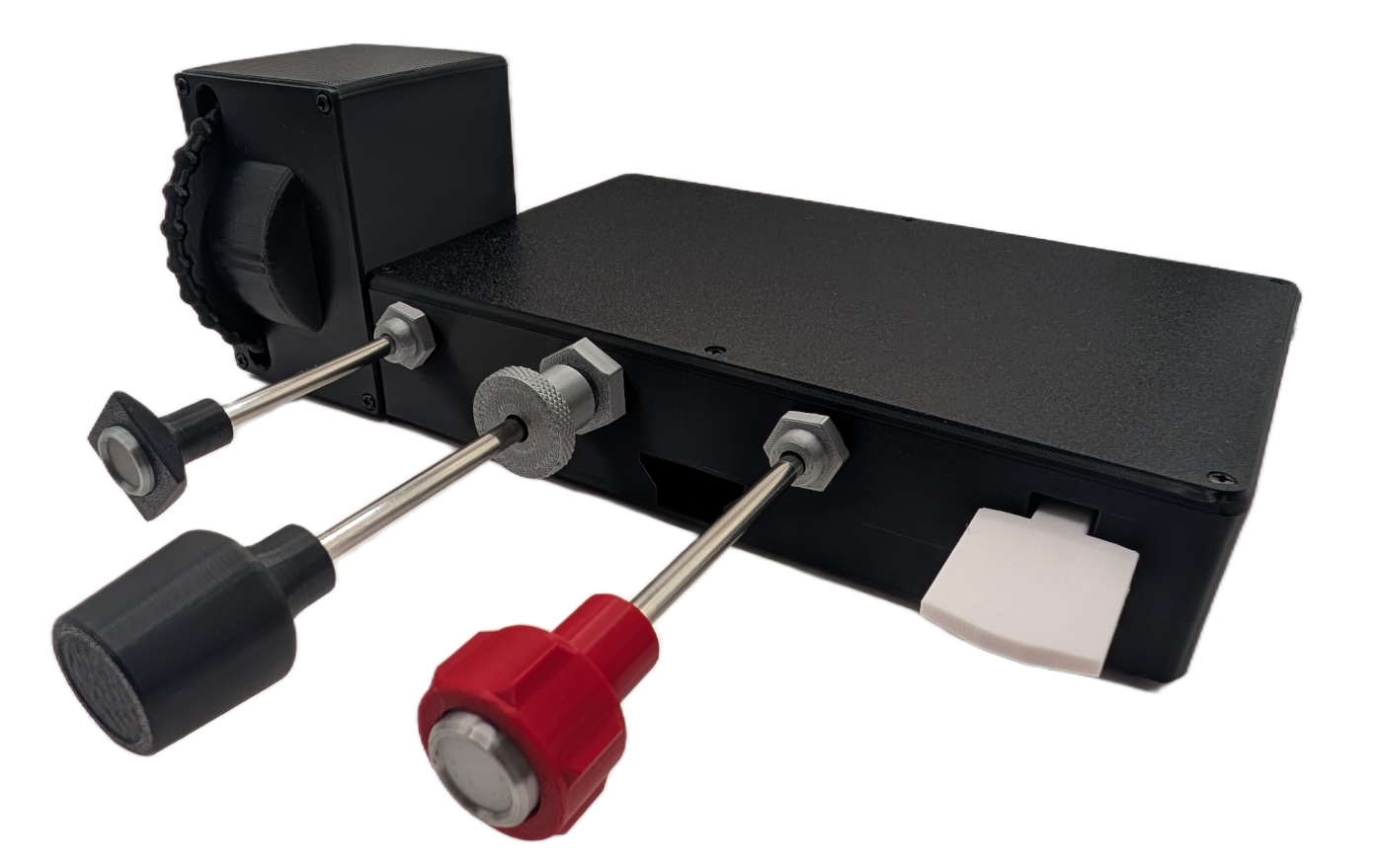 Carb Heat, Throttle, Mixture, Flaps and Trim Controller For Flight Simulators - Removable Desktop Mount