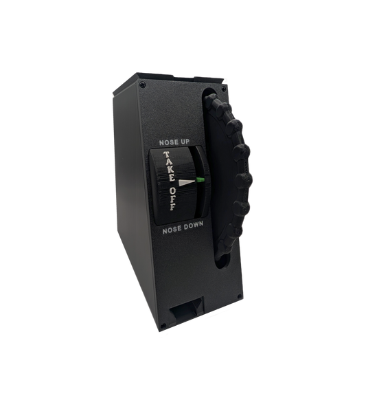 Full Size Elevator Trim Wheel Controller