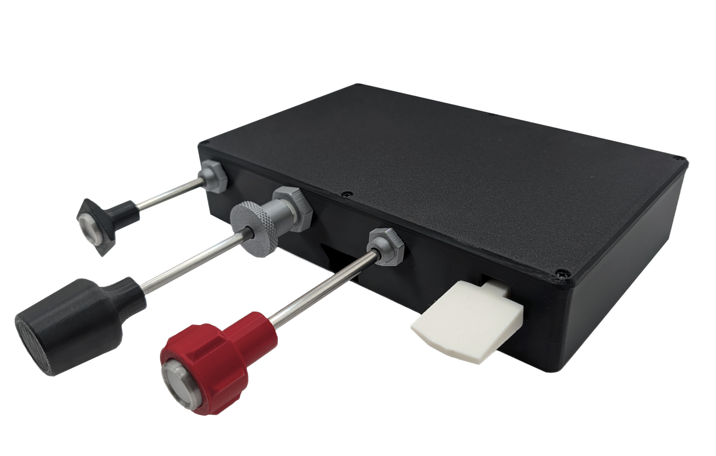 Carb Heat, Throttle, Mixture And Flaps Controller for Flight Sims with Removable Desktop Mount