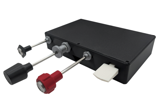 Carb Heat, Throttle, Mixture And Flaps Controller for Flight Sims with Removable Desktop Mount