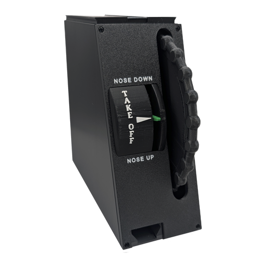 Full Size Elevator Trim Wheel Controller
