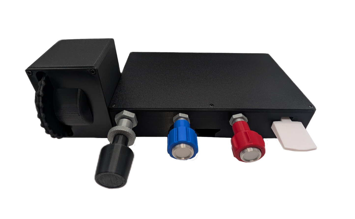 Throttle, Propeller, Mixture, (TPM) Flaps and Trim Controller For Flight Simulators - Removable Desktop Mount