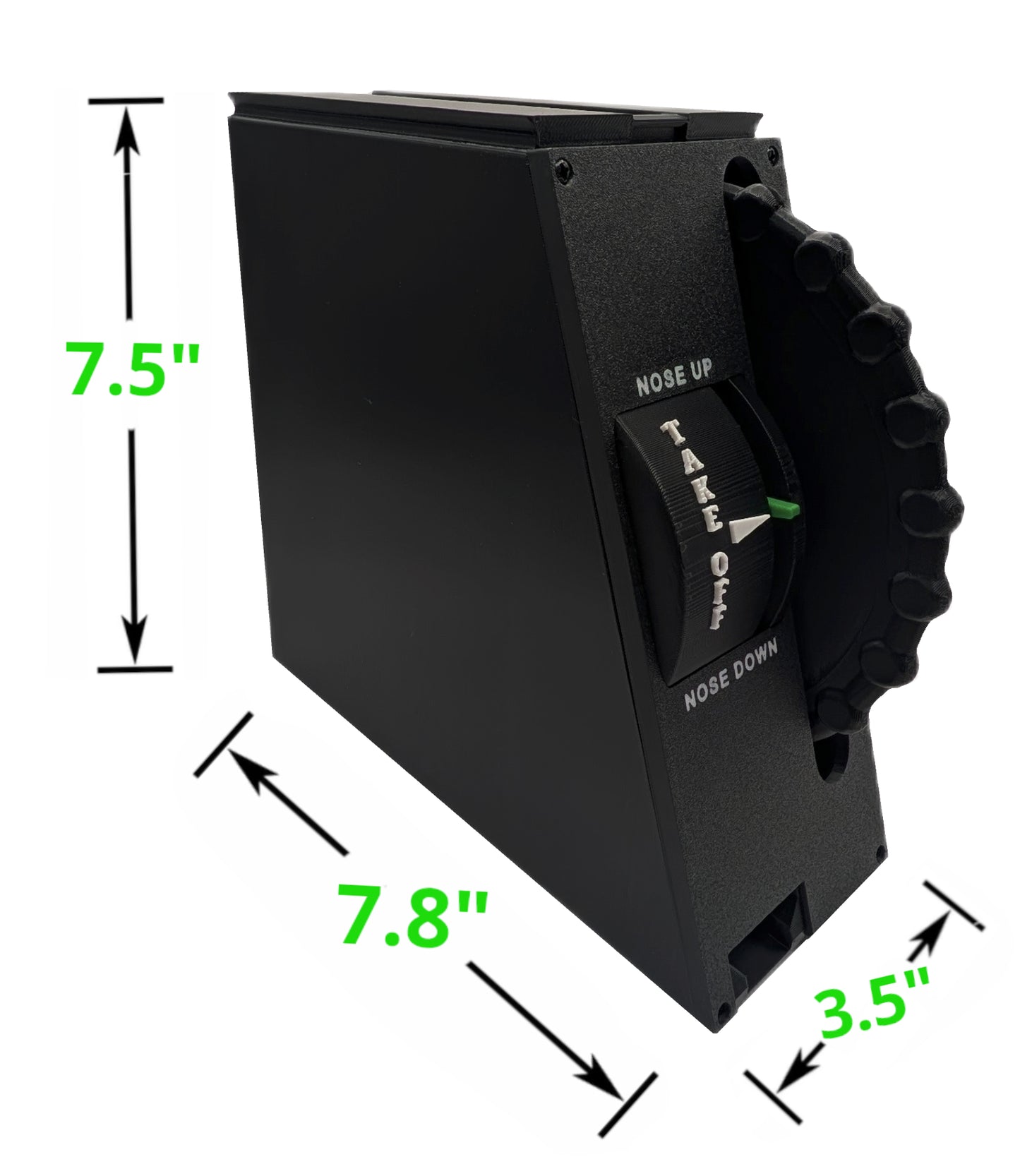 Throttle, Propeller, Mixture and Flaps (TPM) Controller and Full Size Trim Wheel For Flight Simulators - Combo
