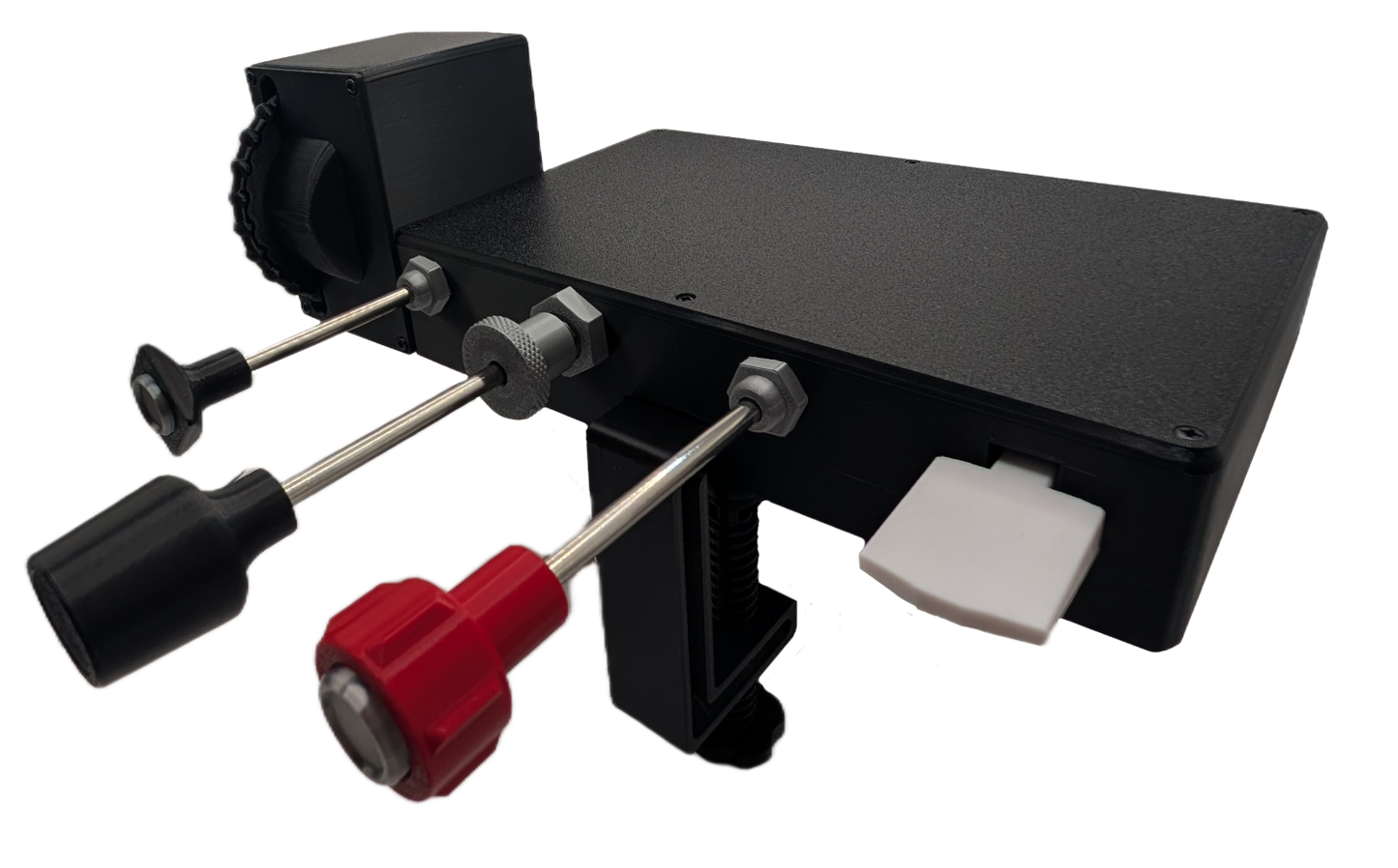 Carb Heat, Throttle, Mixture, Flaps and Trim Controller For Flight Simulators - Removable Desktop Mount