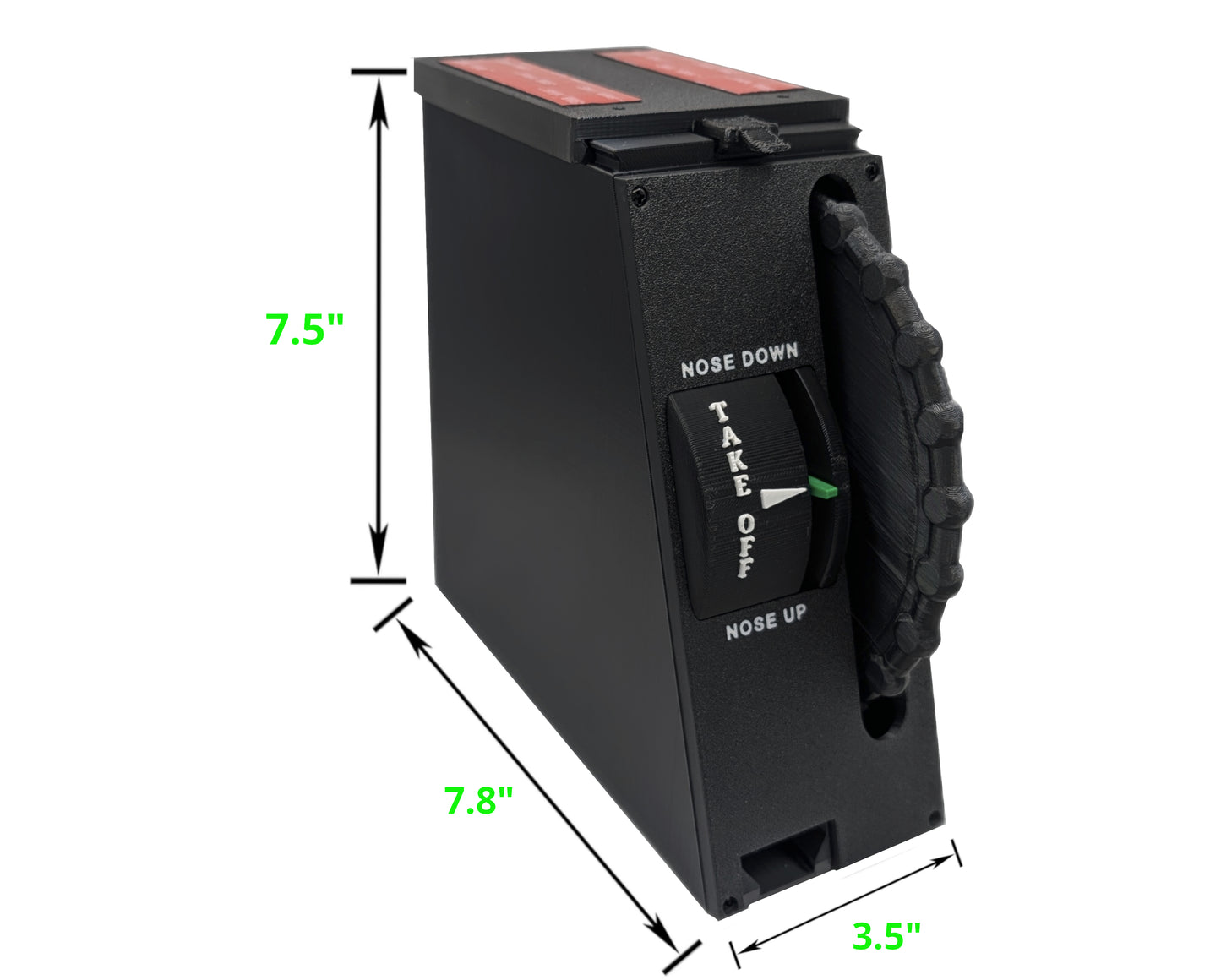 Vernier Throttle, Propeller, Mixture (TPM) Controller and Full Size Trim Wheel For Flight Simulators - Combo