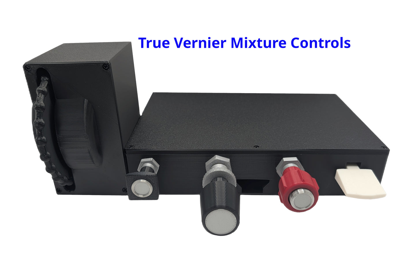 True Vernier Controls, Carb Heat, Throttle, Mixture, Flaps and Trim Controller